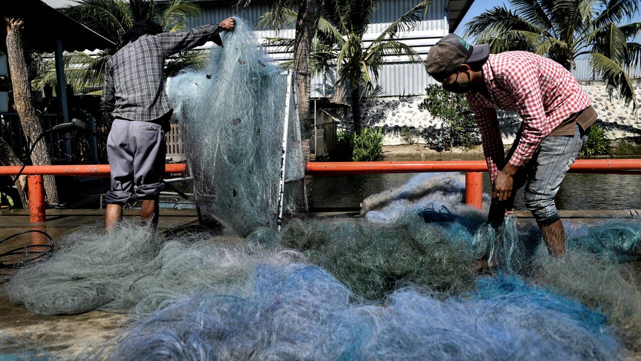 Thaïlande: des filets de pêche recyclés pour lutter contre le covid-19