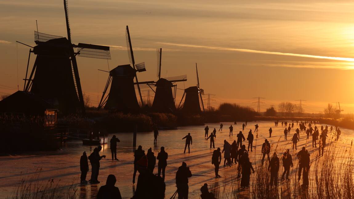 Les Pays-Bas pris d'assaut par la fièvre du patin à glace