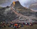 En Islande, l'éruption volcanique devient l'attraction du moment