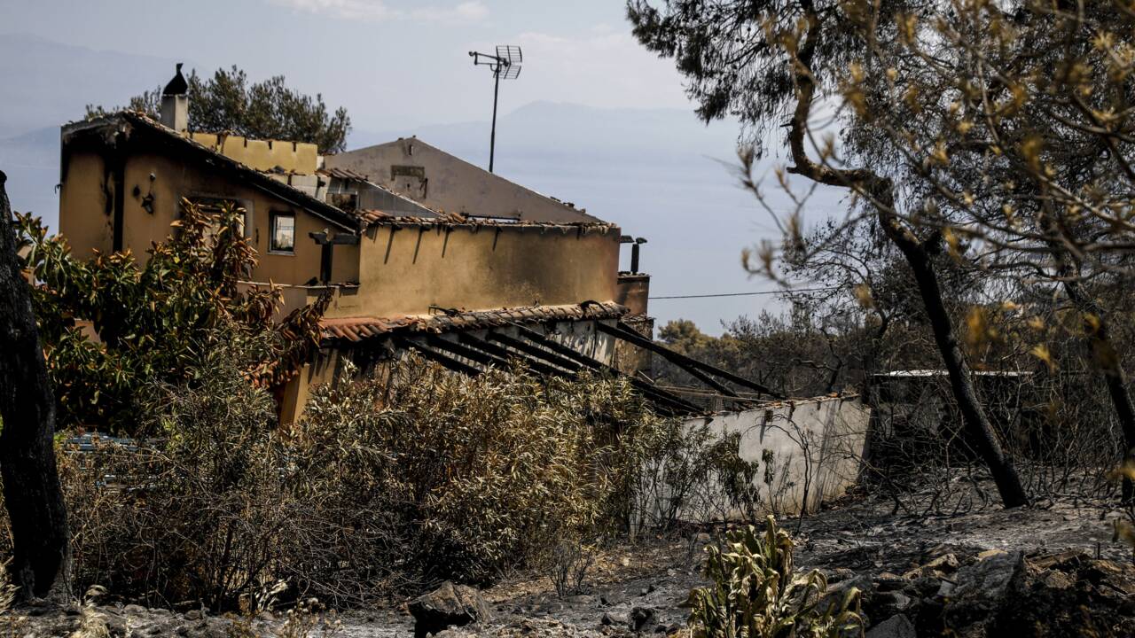 Grèce: l'incendie de Geraneia en passe d'être totalement maîtrisé