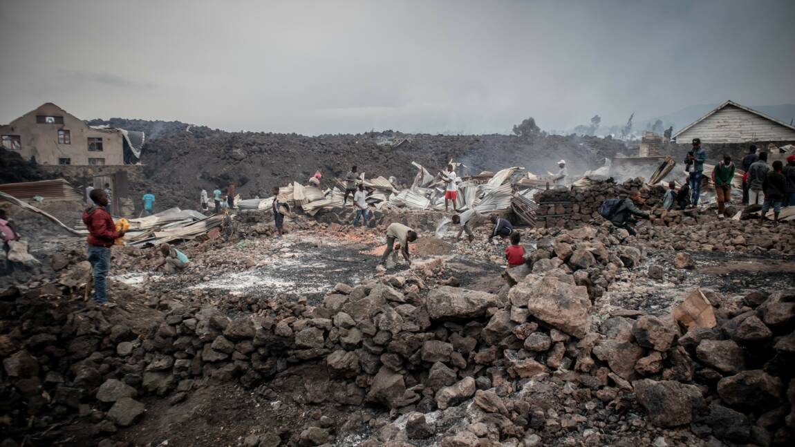 Eruption du Nyiragongo: Goma épargnée par la lave, les habitants inquiets des secousses