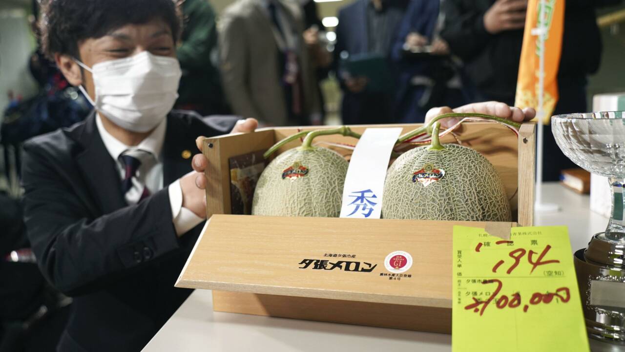 Japon : deux melons vendus plus de 20 000 euros aux enchères