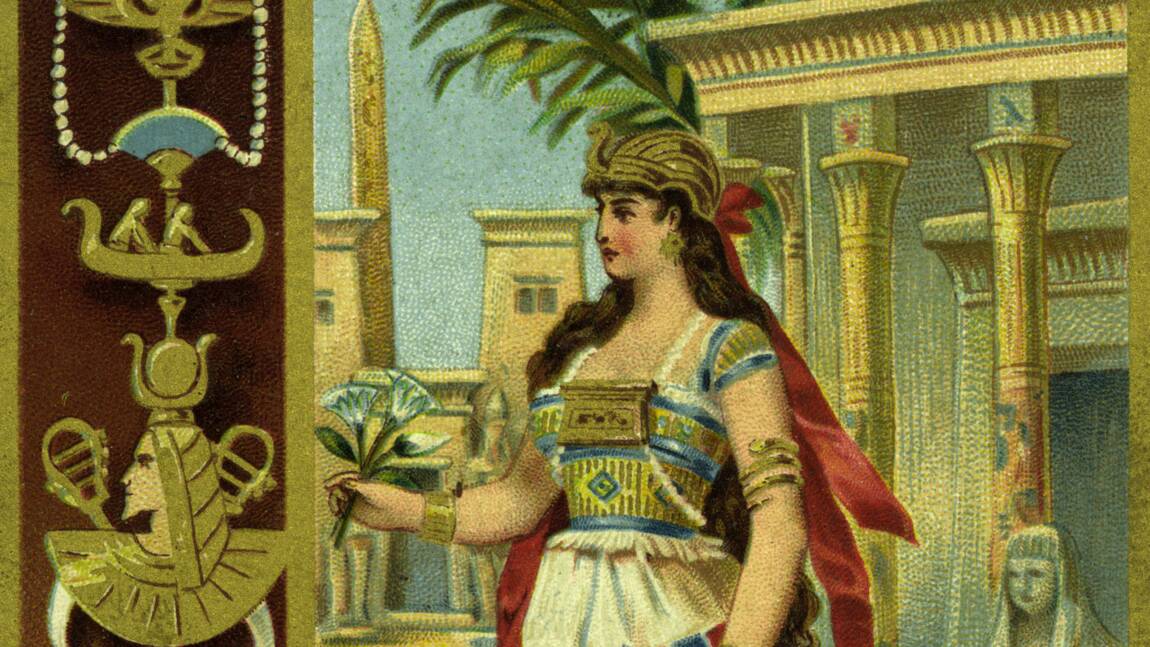 L'image de Cléopâtre dans la publicité, de Liebig à Palmolive en passant par la célèbre colle parfumée