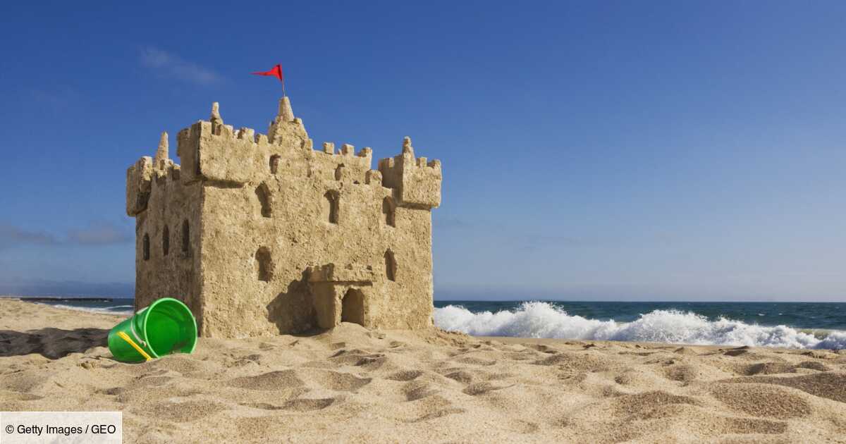 Au Danemark Le Plus Haut Chateau De Sable Jamais Construit Se Dresse Sur 21 Metres Geo Fr