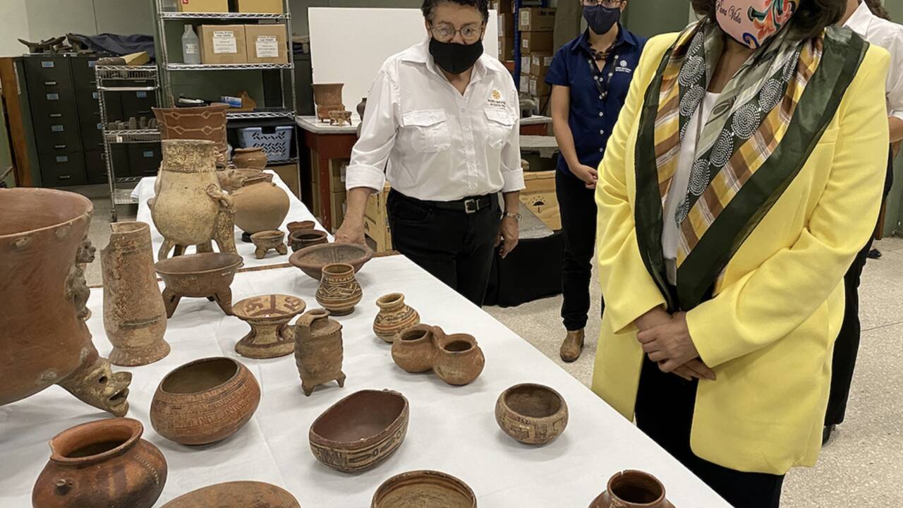 Archéologie : le Costa Rica récupère 1 305 pièces précolombiennes en provenance des Etats-Unis
