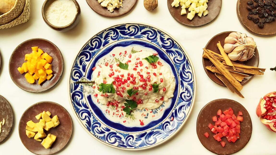 Plat emblématique de la cuisine mexicaine, le "chile en nogada" se réinvente 