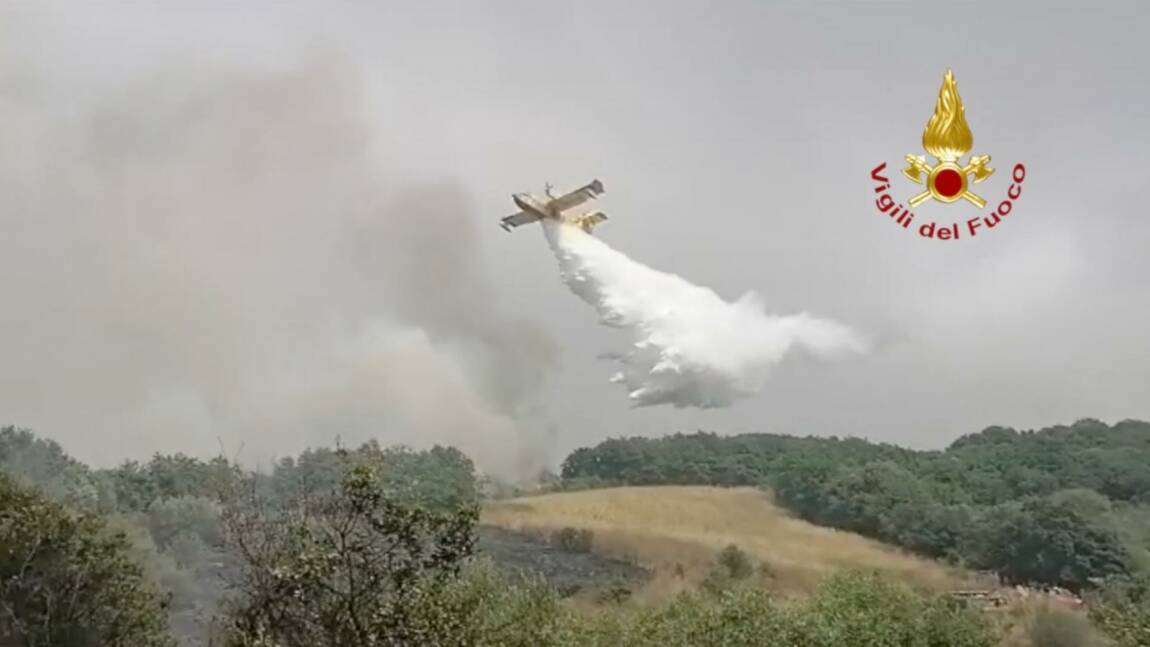 Incendies en Sardaigne : la France et la Grèce envoient quatre Canadair