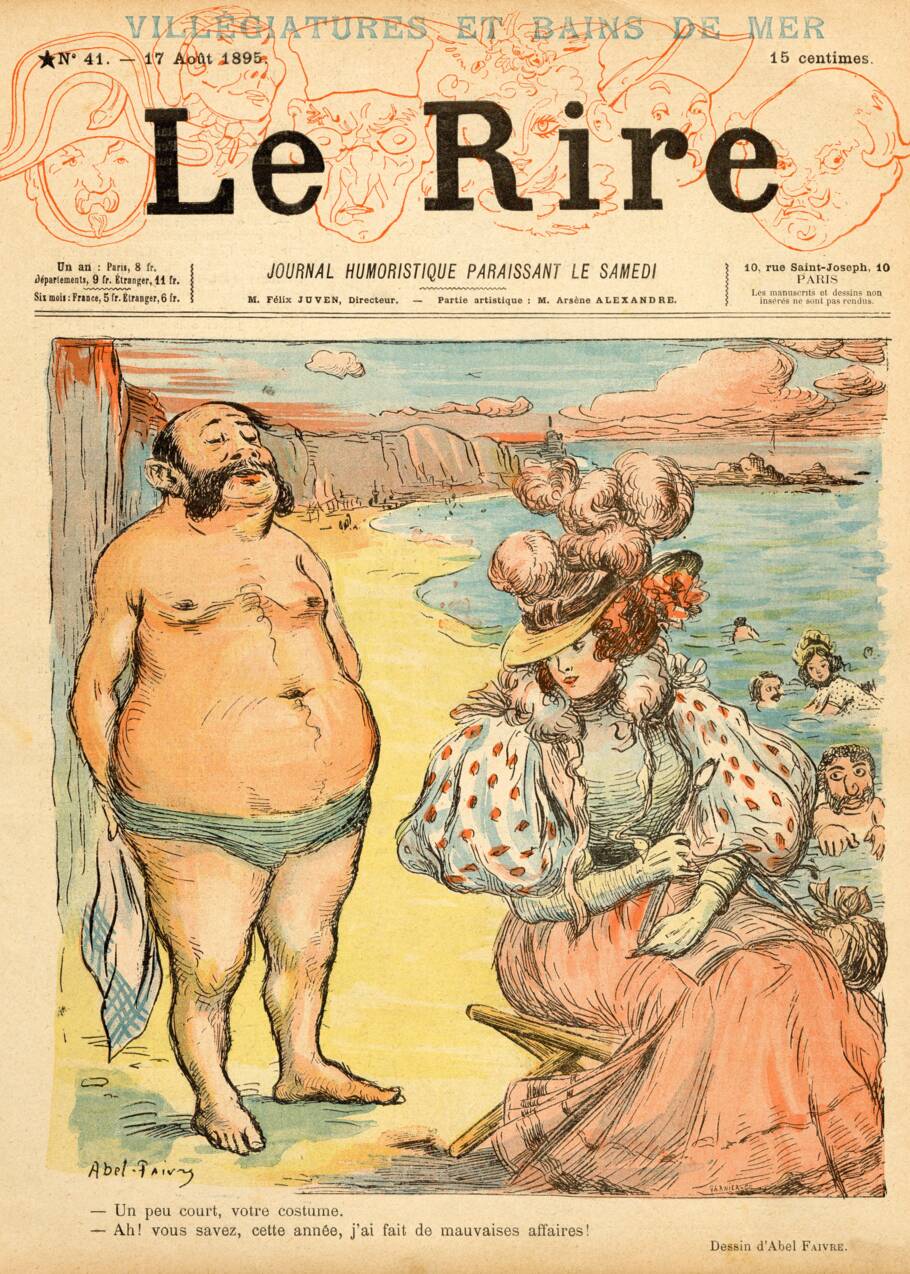Les premiers bains de mer en France vus par la presse de l'époque