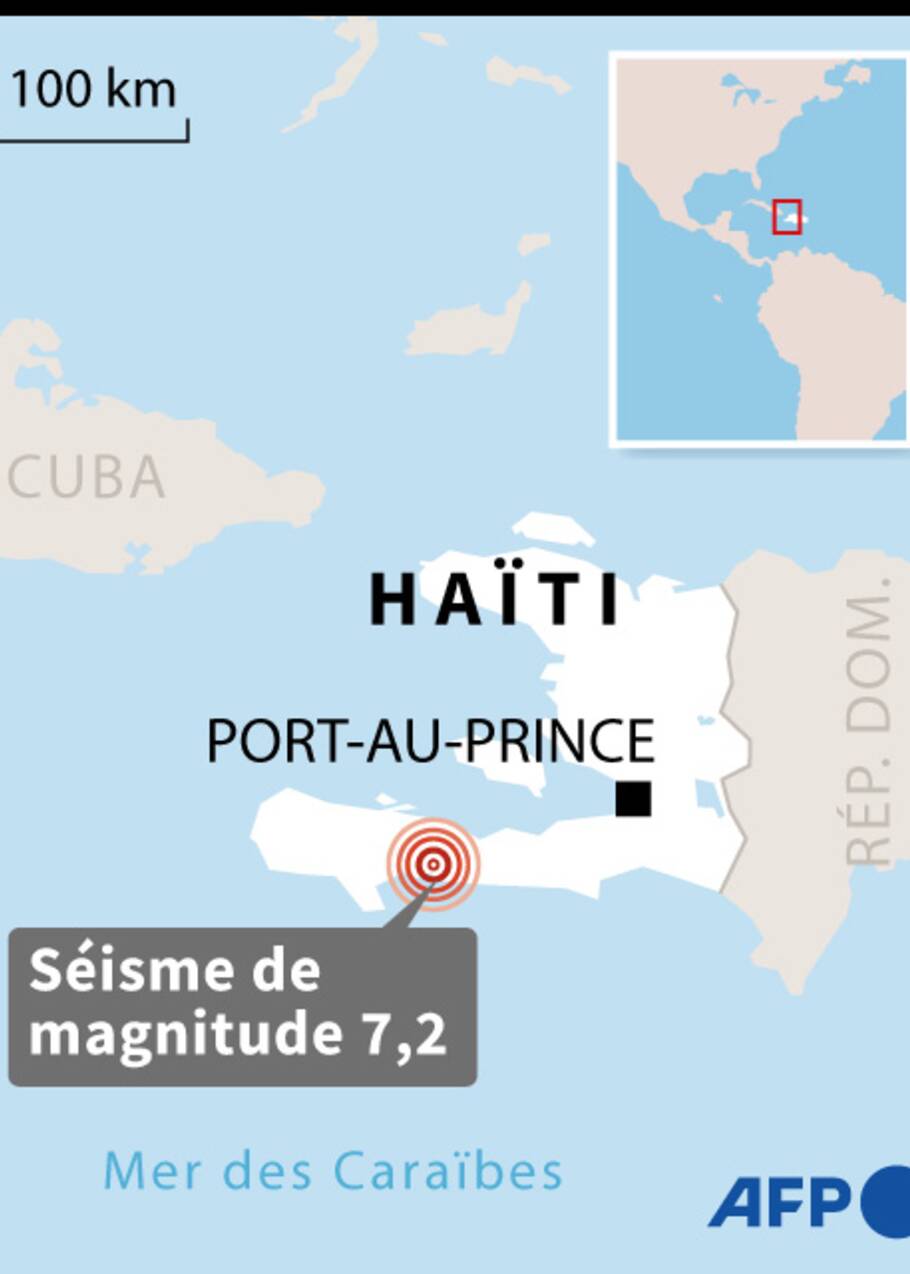 Un séisme de magnitude 7.2 secoue Haïti