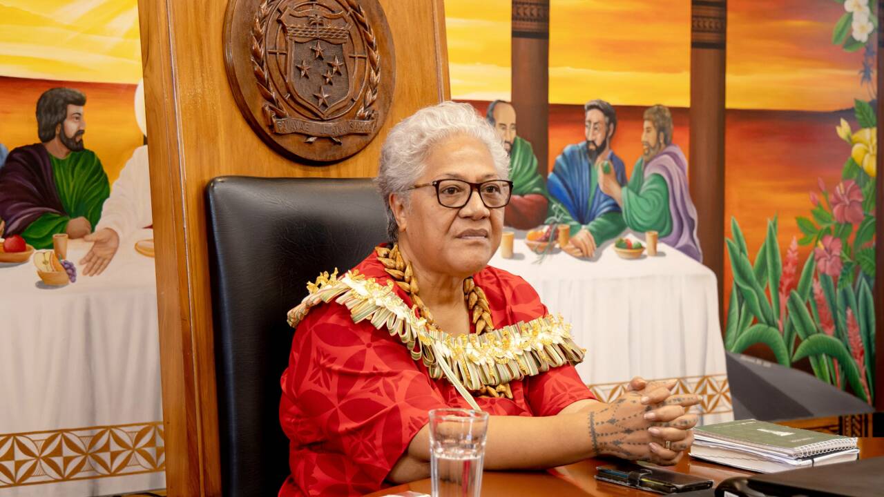 Climat: la Première ministre des Samoa tire le signal d'alarme avant la COP26