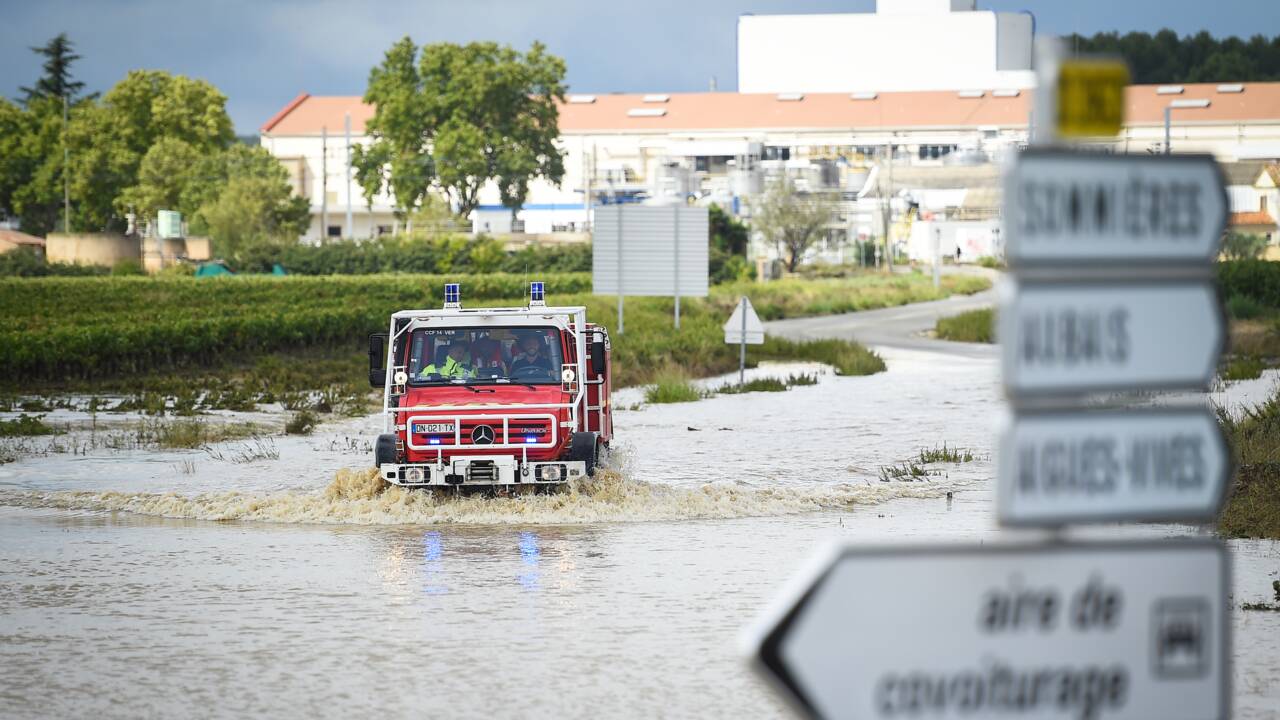 Orages et pluies record dans le Gard : une personne portée disparue