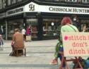 Raccomoder plutôt que jeter : à Londres, le message de couturiers de rue face à la "fast fashion"