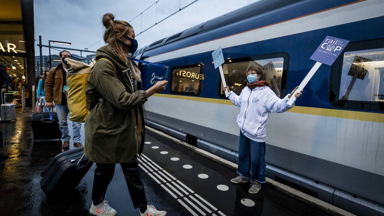 COP26: bienvenue à bord du train des jeunes militants pour le climat