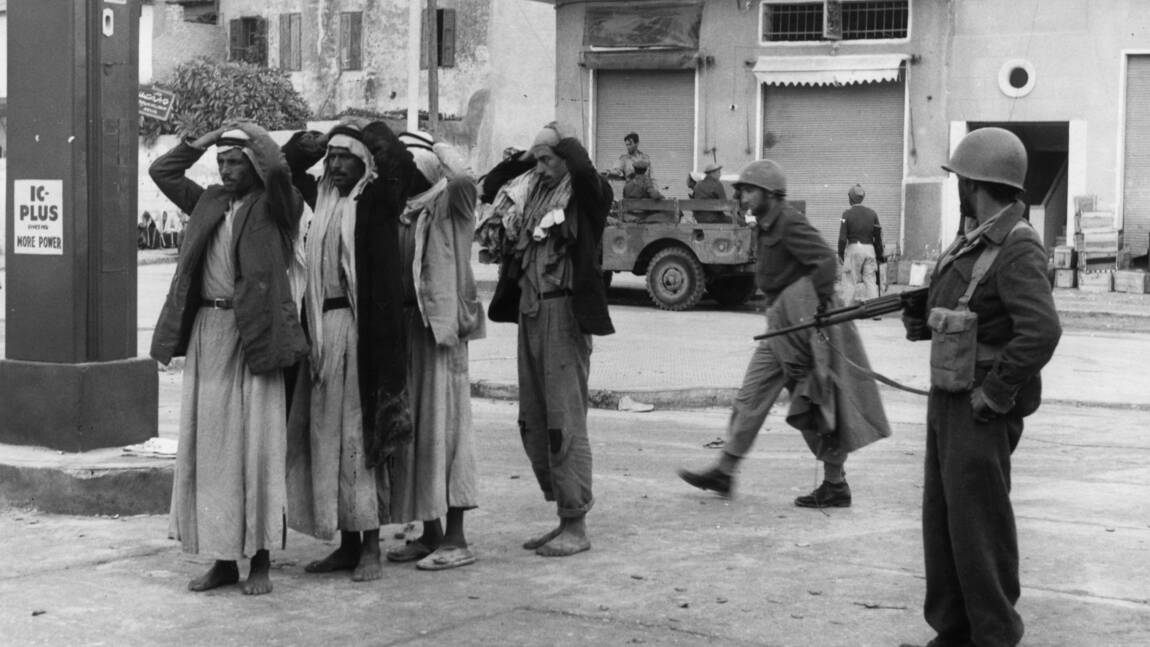 En novembre 1956, la première occupation de Gaza par Israël 