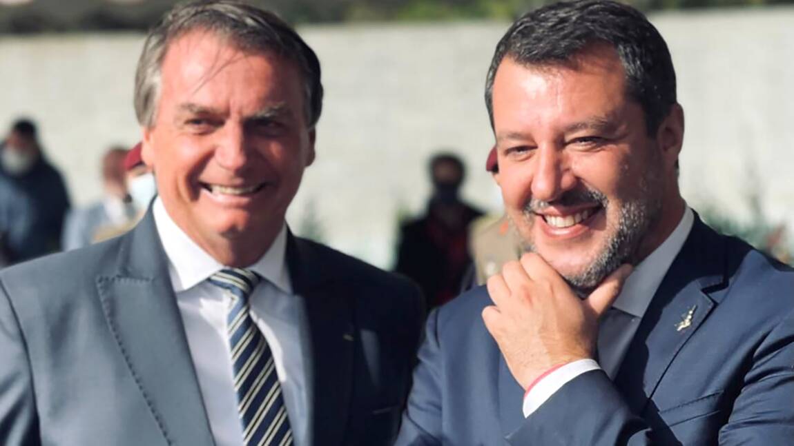 Absent de la COP26, Bolsonaro rencontre Salvini en Italie