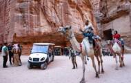 Jordan: In Petra, the visit can also be done by electric car