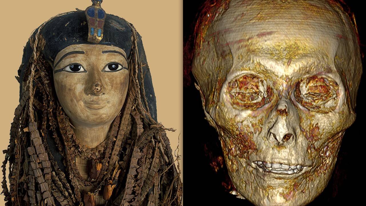 Egypte : des scientifiques "déballent" numériquement la momie d'Amenhotep Ier pour la première fois en 3000 ans