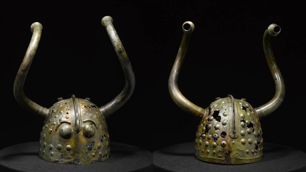 Ces casques à cornes exhumés au Danemark ont été fabriqués il y a 3000 ans, bien avant les Vikings