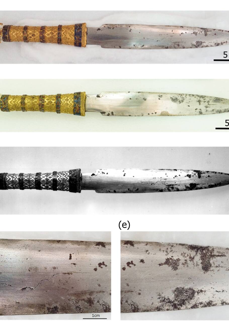 Cette dague de Toutankhamon aurait été forgée à partir d'une météorite tombée hors d'Egypte