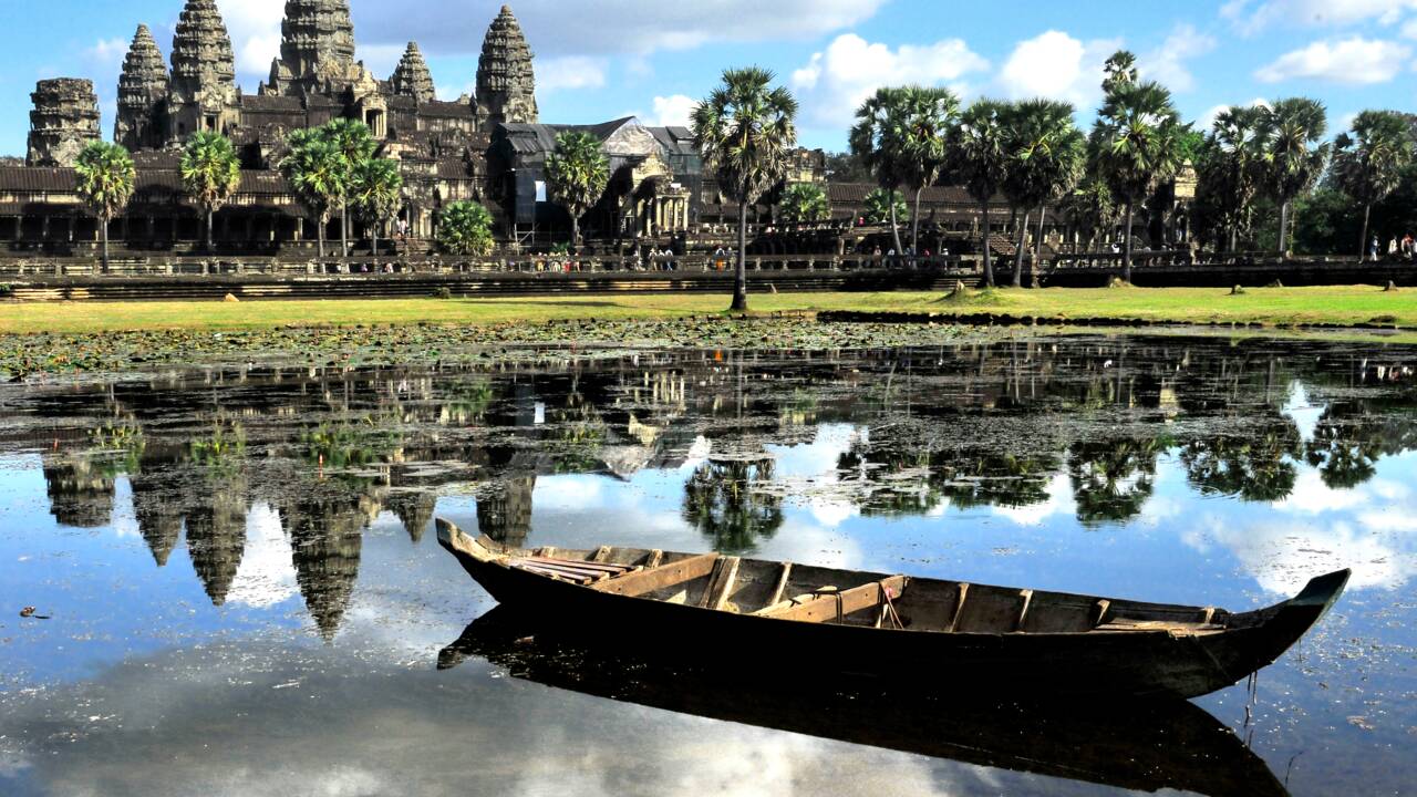 Au Cambodge, les temples d'Angkor se découvrent sans la foule des touristes après la réouverture des frontières