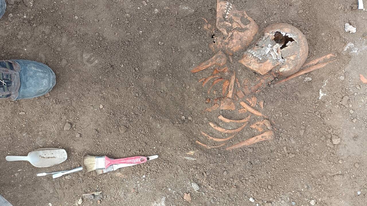 Soissons : découverte d'une sépulture "d'urgence" lors de fouilles archéologiques