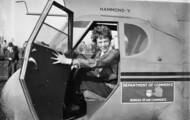 Who was Amelia Earhart, the first woman to cross the Atlantic by plane?