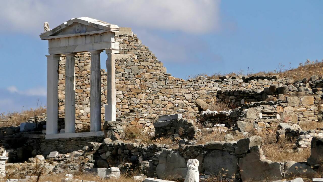 Un concert sur le changement climatique accueilli par le site archéologique de Délos en Grèce