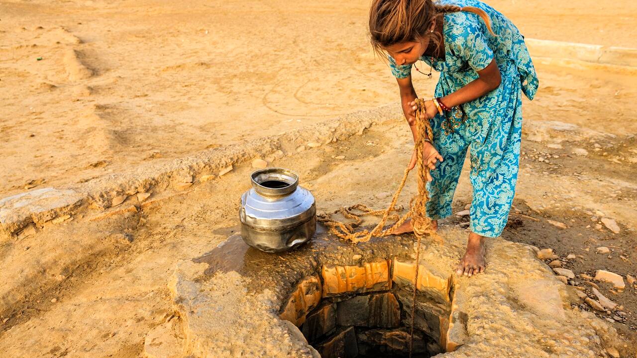 Canicule en Inde : une vidéo virale montre comment des femmes récupèrent de l'eau au péril de leur vie