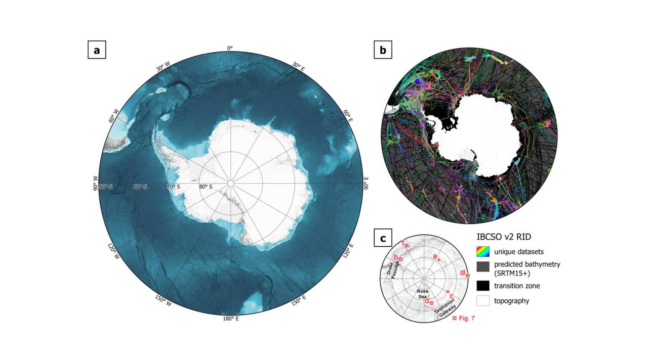 La première carte ultra-précise des fonds marins de l'océan Austral, en Antarctique, a été dévoilée