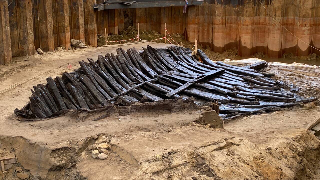 Près de Bordeaux, des archéologues tentent de percer les secrets d’une mystérieuse épave 