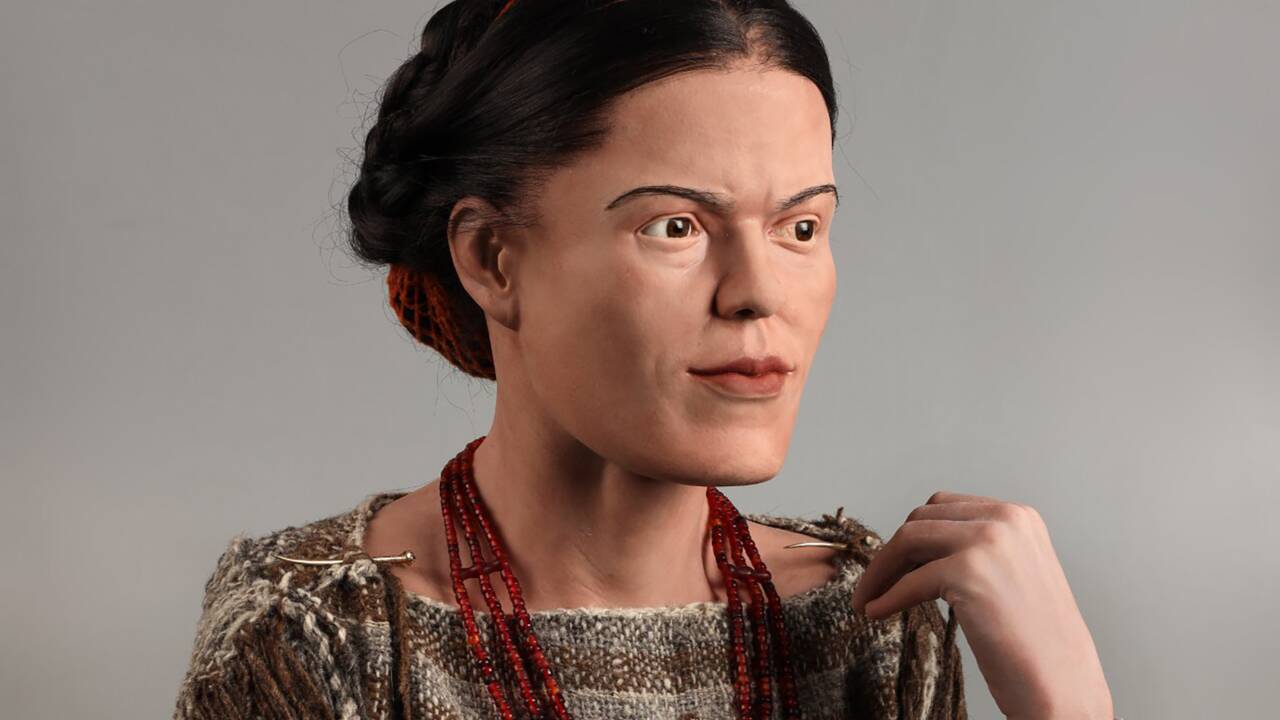 Le visage d'une femme de l'âge du bronze reconstruit 3800 ans après en République tchèque