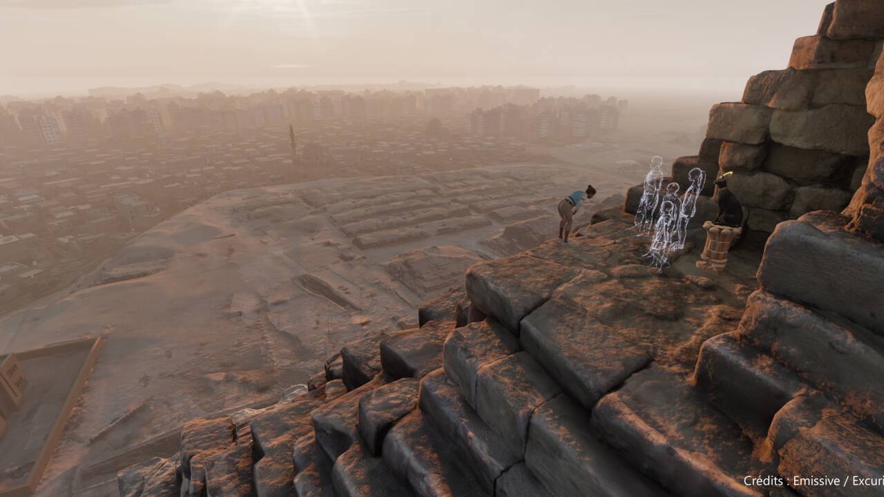 "L'Horizon de Khéops", une fabuleuse plongée en réalité virtuelle au cœur de la grande pyramide et de l'Egypte antique