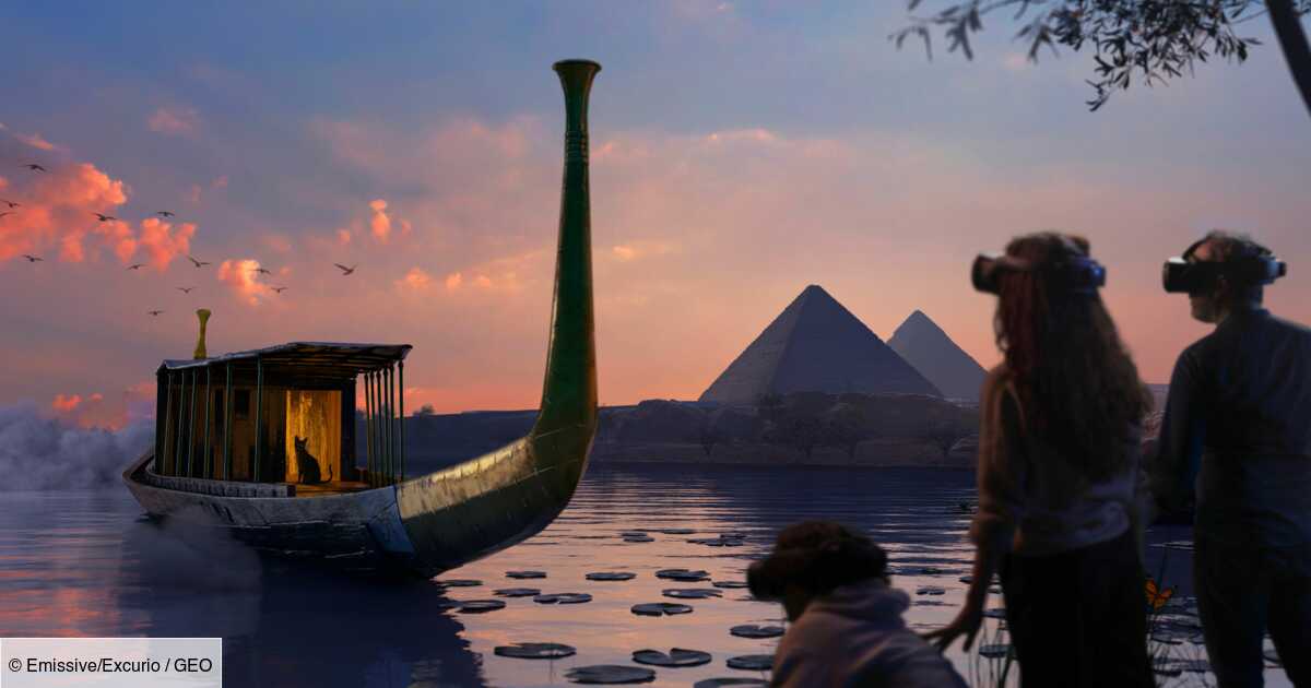 "L'Horizon de Khéops", une fabuleuse plongée en réalité virtuelle au cœur de la grande pyramide et de l'Egypte antique