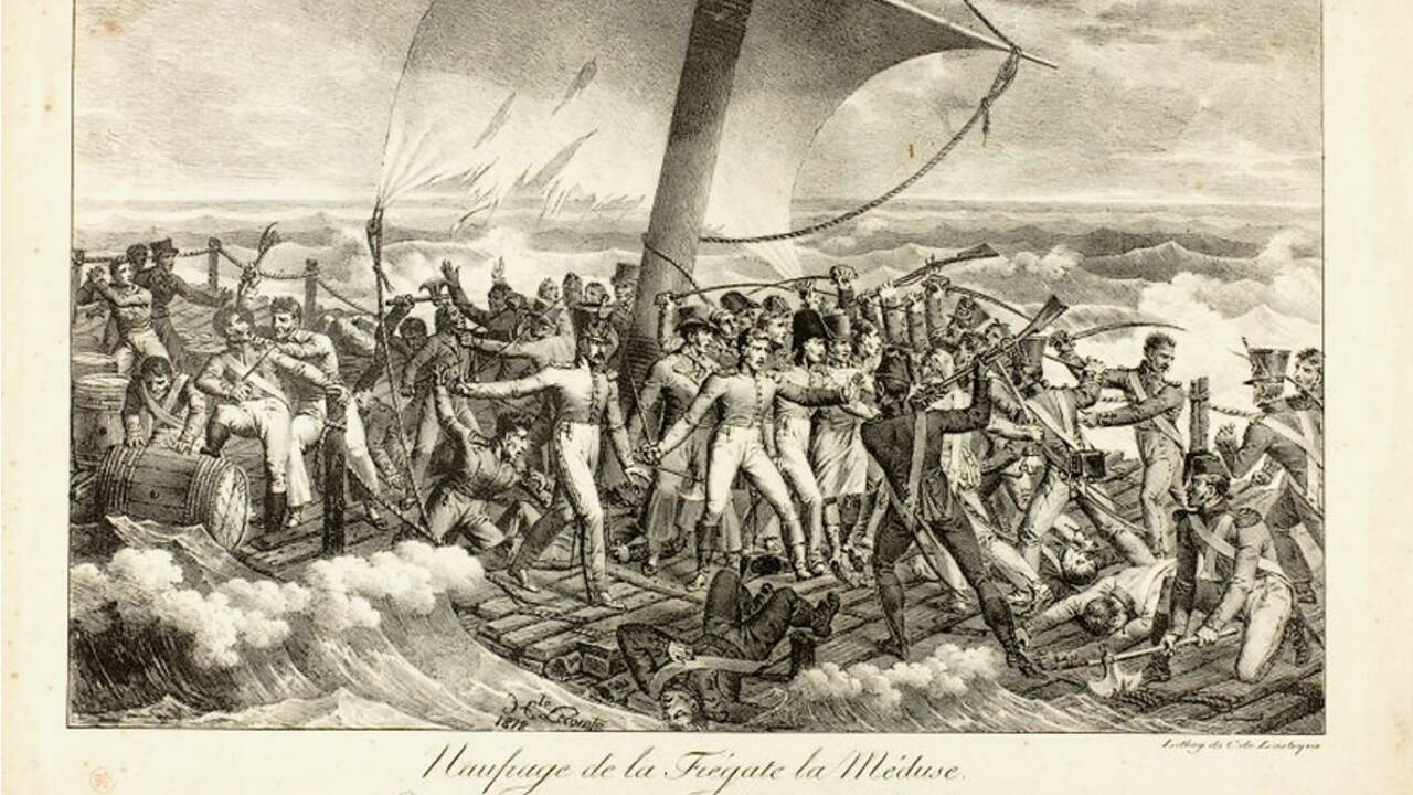 Le Radeau de la Méduse : la véritable histoire du naufrage qui a inspiré le tableau de Géricault