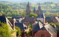 Which places to visit in Collonges-la-Rouge, classified as France's most beautiful villages?
