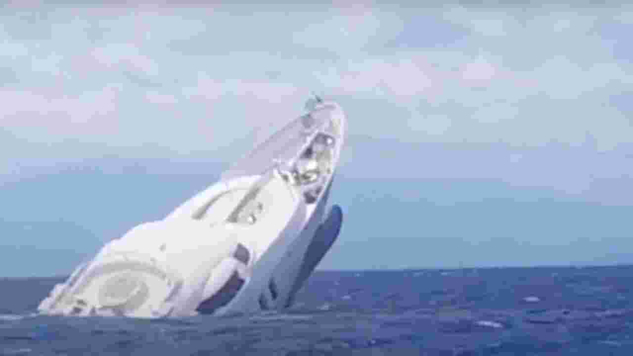 L'impressionnante vidéo d'un superyacht faisant naufrage sur les côtes italiennes