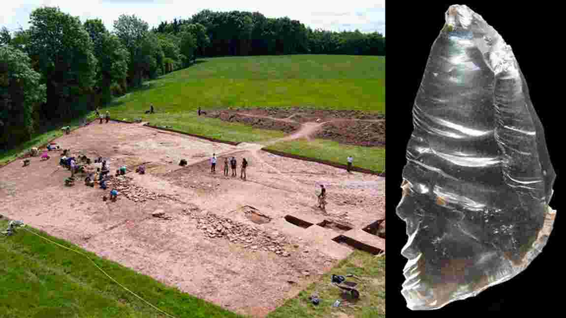 De rares cristaux de roche découverts sur un site cérémoniel de 6000 ans en Angleterre 