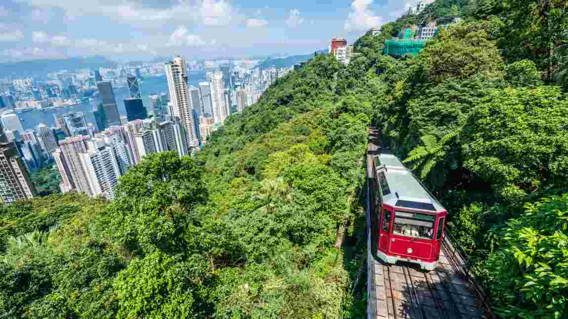 Hong Kong : le funiculaire pour se rendre au pic Victoria de nouveau ouvert, mais sans touristes