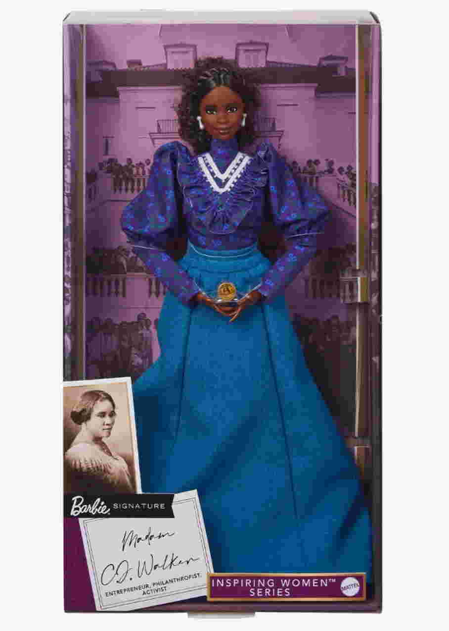 Mattel cr?�e une poup?�e Barbie ?� l'effigie de la premi?�re femme noire millionaire et autodidacte 