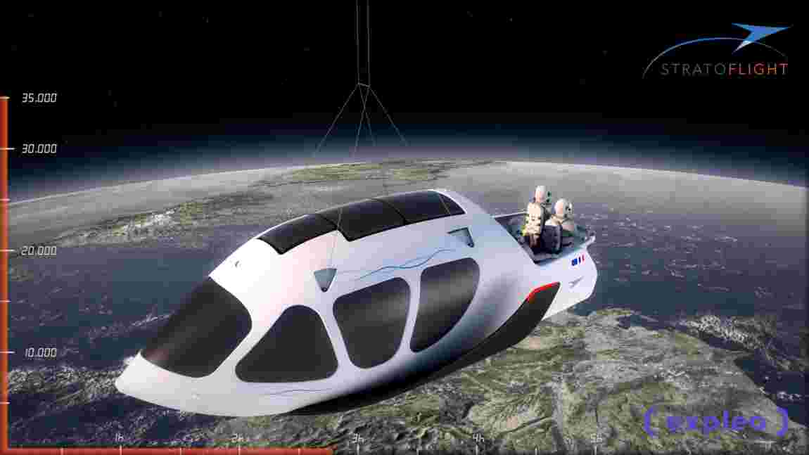 Tourisme spatial : cette navette française possède un balcon pour observer la Terre depuis la stratosphère