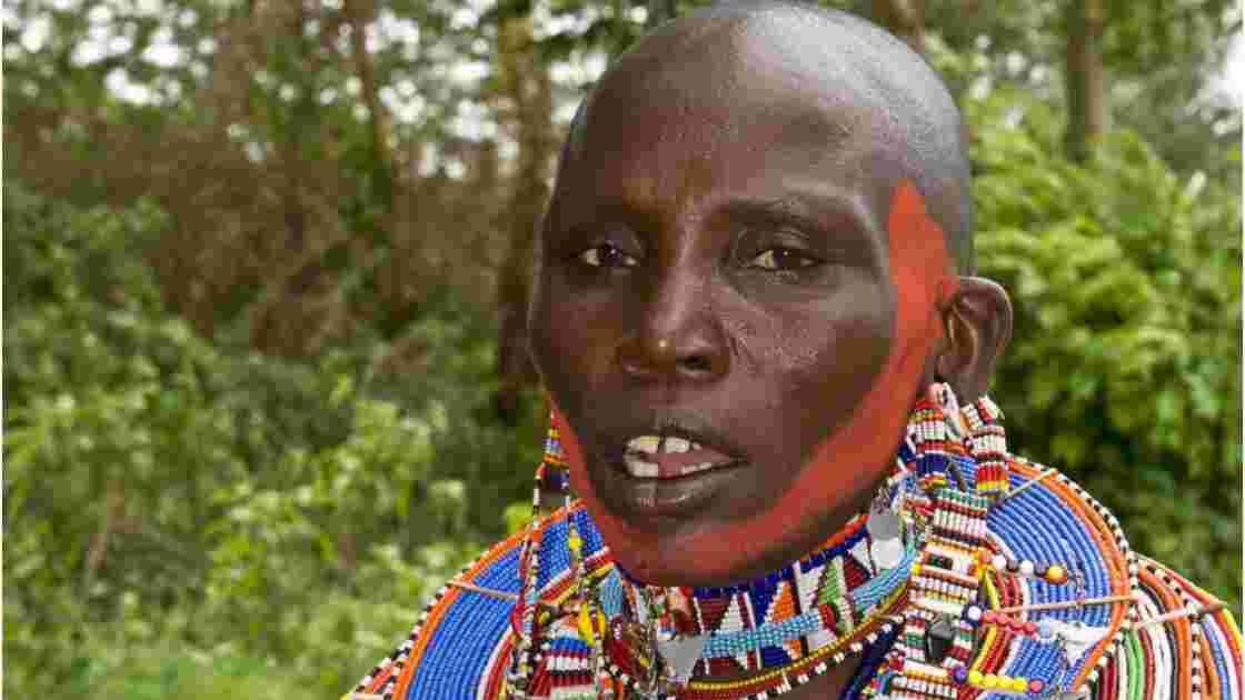Portrait de femme Masai