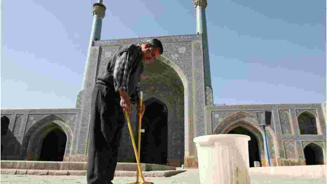 La poubelle mosquée d'Ispahan