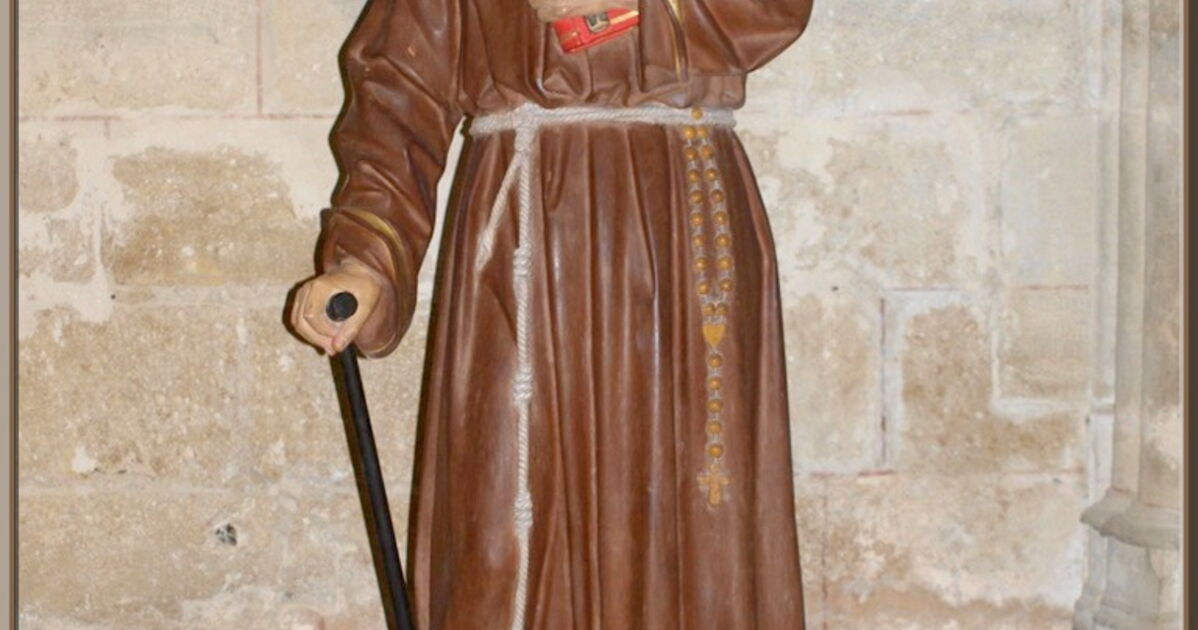 Statue St Antoine et son cochon, Geo.fr