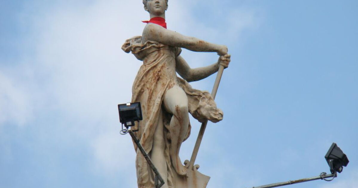 Statue du théâtre l'agriculture, Geo.fr
