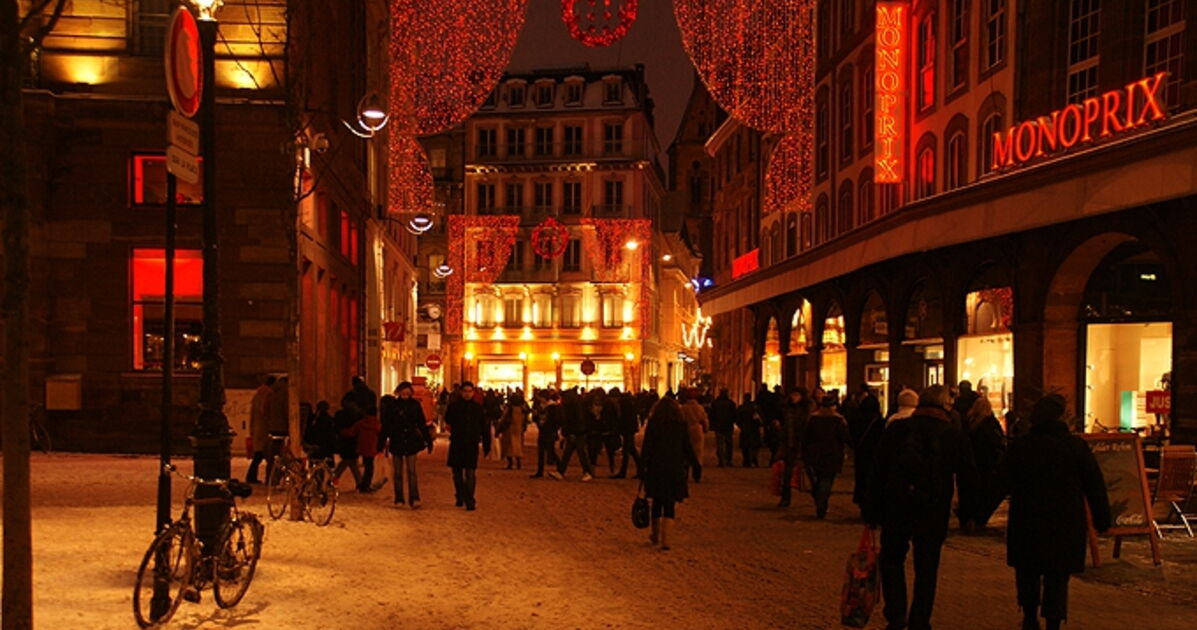 Monoprix ou Noel à Strasbourg?, Geo.fr