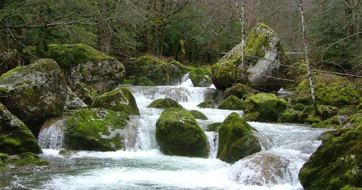 VercorsGrands goulet.le torrent, Le torrent en dessous... Geo.fr