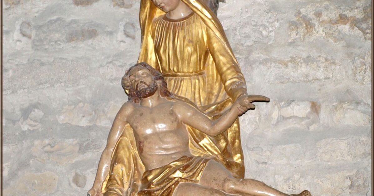 Fond D écran Jesus De Nazareth Cathédrale N/D de Nazareth, statue_P531, Statue de... - Geo.fr