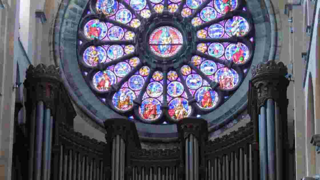 Rosace cathédrale notre dame Tournai