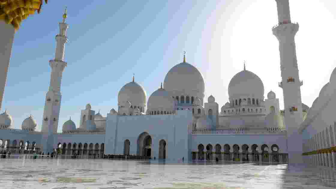 Abu Dhabi la Mosquée blanche de Sheikh  Zayed 