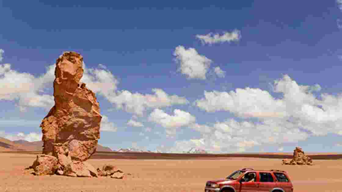 Structure minérale dans désert d'Atacama